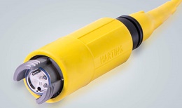 Harting expanded beam connector Harting expanded beam connector