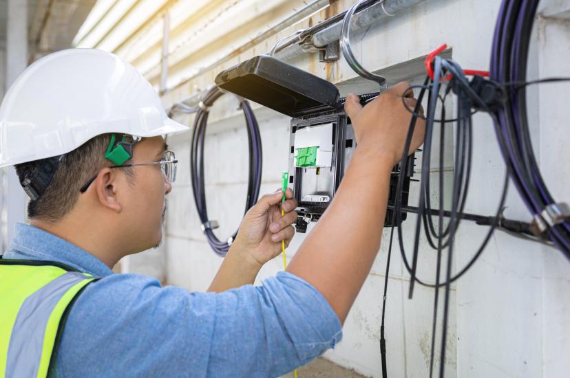 Fibre installation