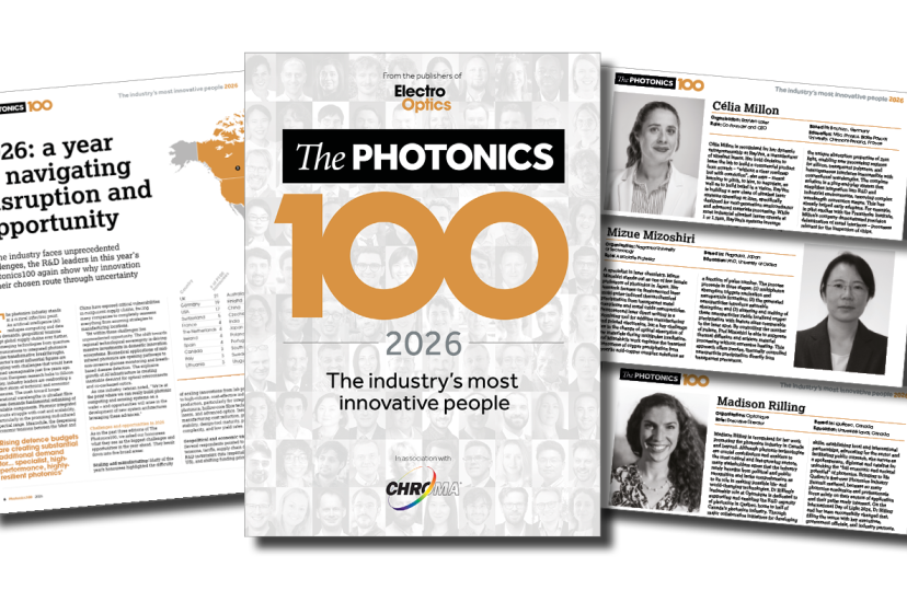The Photonics100 2026 cover and pages