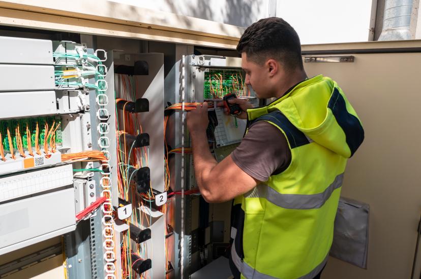 Fibre install
