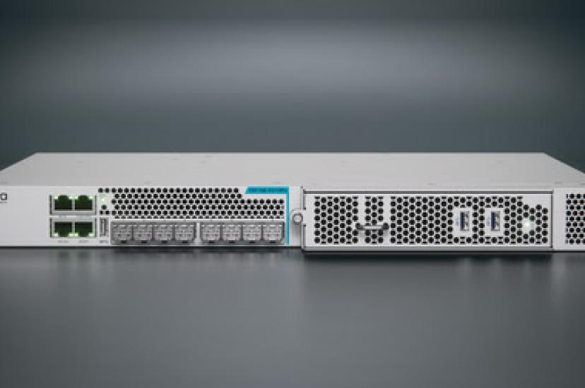 Adva Network Security FSP 150-XG118Pro edge encryption device with multiple Ethernet ports and ventilated chassis in 1RU rack-mount form factor