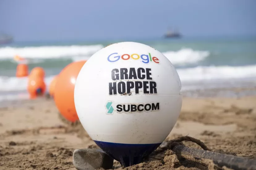 Google’s Grace Hopper subsea cables runs between the United States, the United Kingdom and Spain
