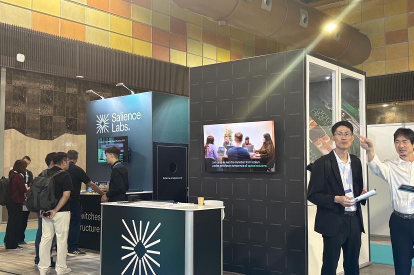 Salience Labs demonstrates 64-port silicon photonic OCS