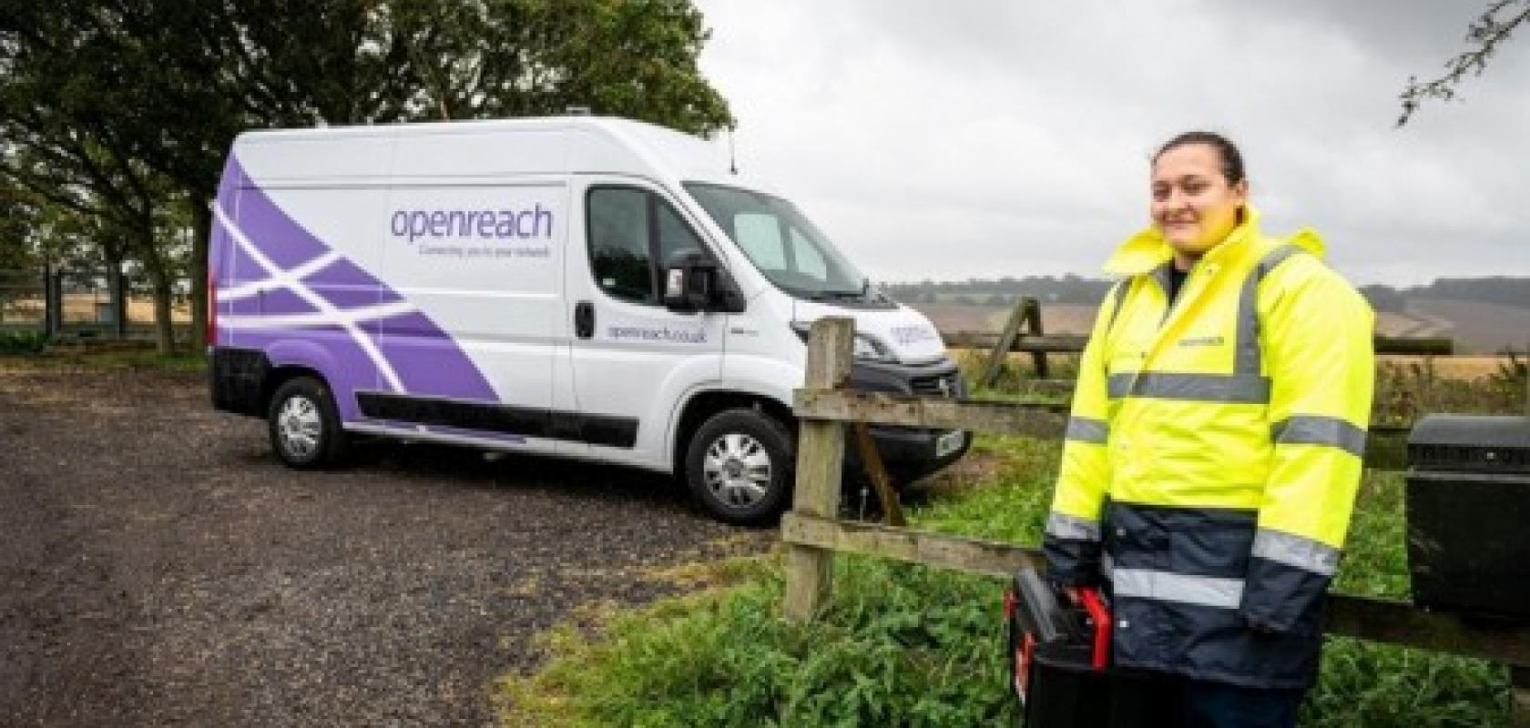 Openreach is building a new fibre broadband network in Scarborough
