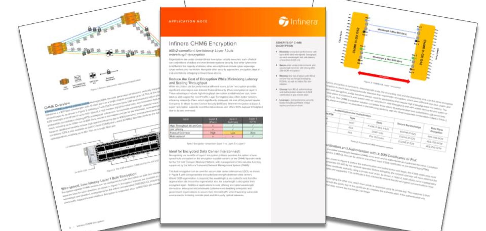 Infinera CHM6 Encryption