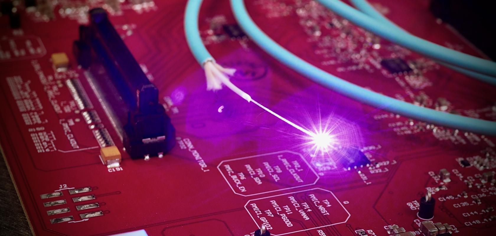 Circuits programmed by optical fibre light could improve network security Circuits programmed by optical fibre light could improve network security