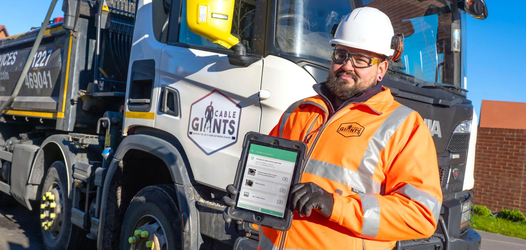 Cable Giants has equipped field engineers with mobile devices as part of a new Contract and Job Management system