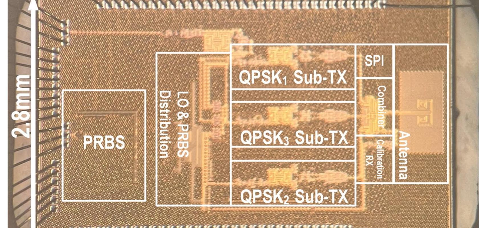 silicon chip wireless transmitter developed by electrical engineers at UC Irvine