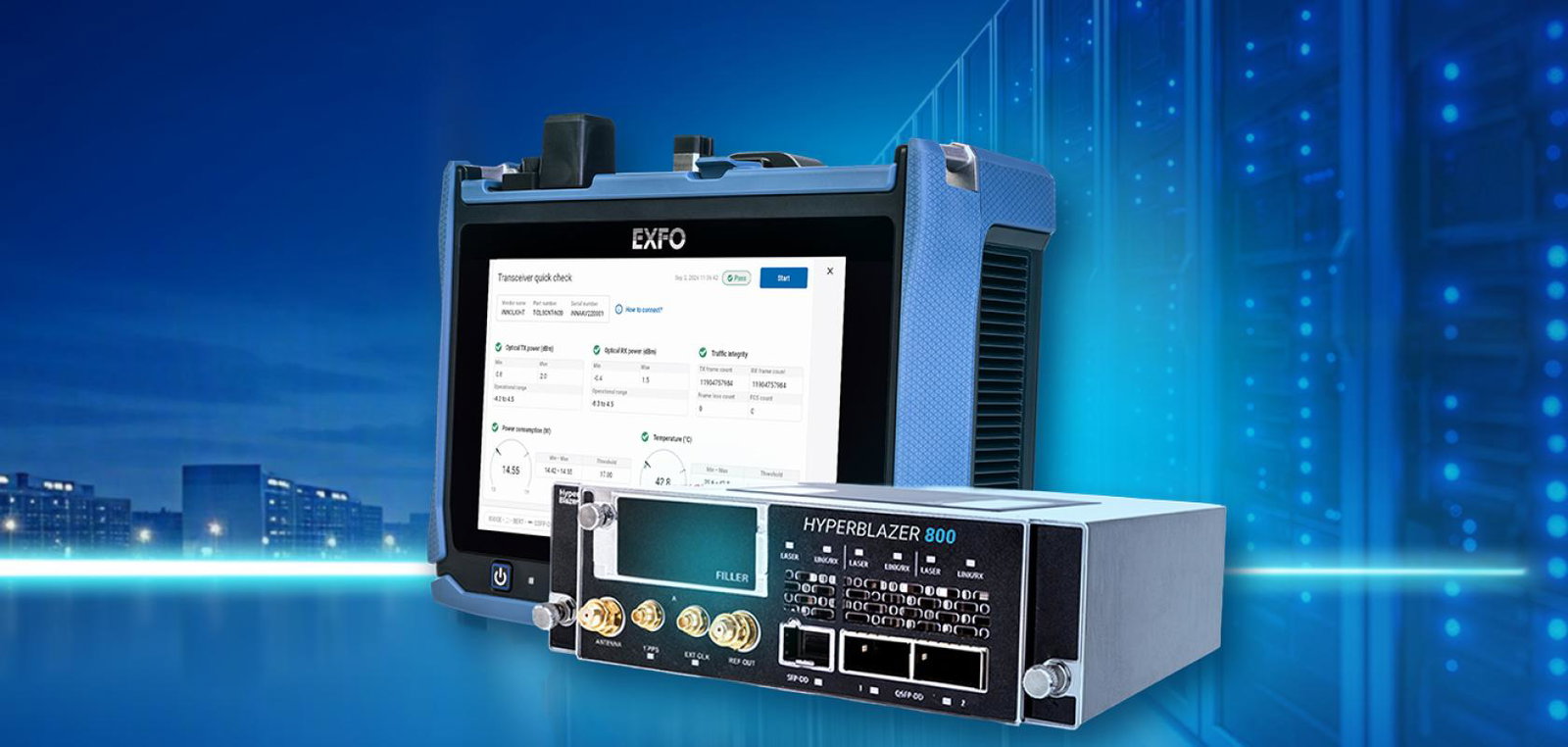 EXFO speeds up data centre validation with new test platform