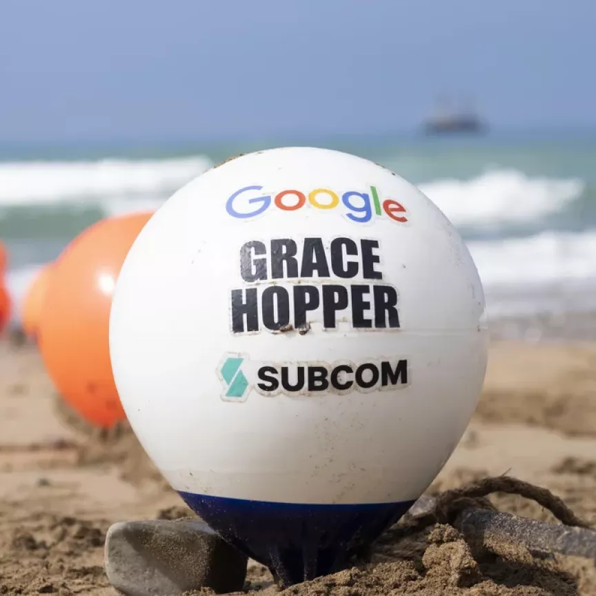 Google’s Grace Hopper subsea cables runs between the United States, the United Kingdom and Spain