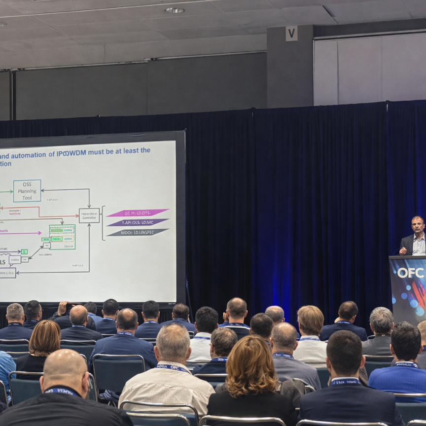 Cayetano Carbajo Martin, CTO at Telefónica speaks AI at OFC 2026