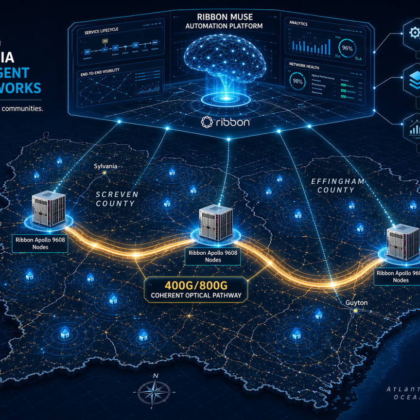 Planters Broadband selects Ribbon for 800G-ready network modernisation